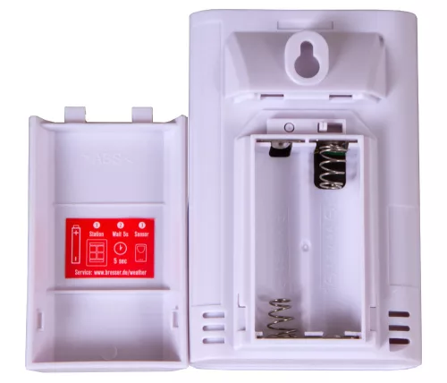 Bresser TemeoTrend JC LCD RC időjárás állomás (falióra), fekete