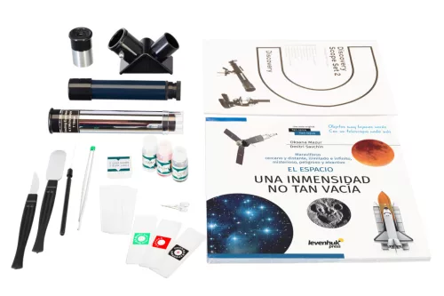 Levenhuk Discovery Scope 2 készlet és könyv
