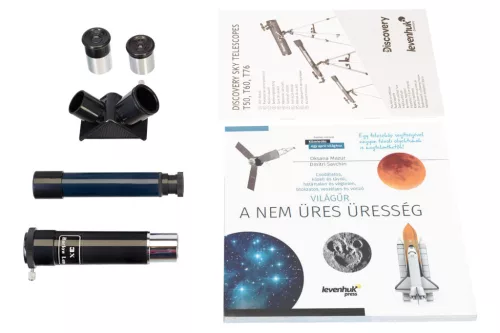 Levenhuk Discovery Sky T50 teleszkóp könyvvel
