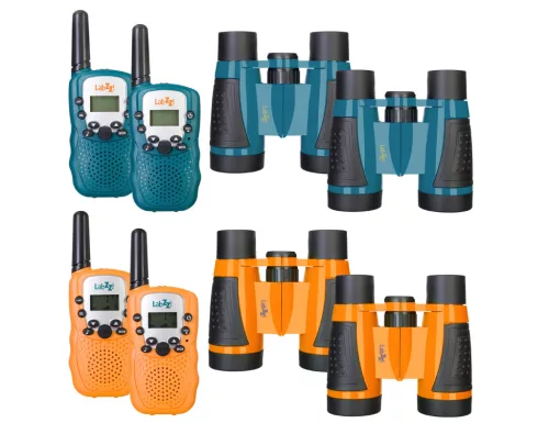 Levenhuk LabZZ WTT10 walkie-talkie és kétszemes távcső készlet