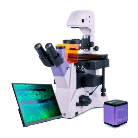   MAGUS Lum VD500L LCD fluoreszcens fordított digitális mikroszkóp