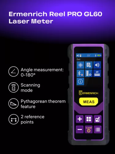 Ermenrich Reel PRO GL60 lézeres mérő