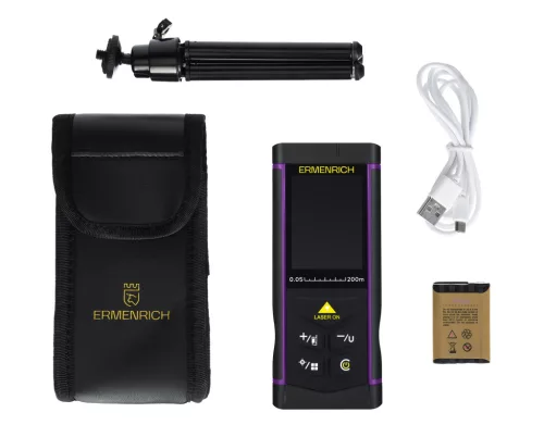 Ermenrich PRO LR200 lézeres mérő, kamerával
