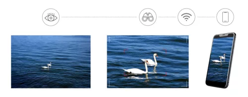 Levenhuk Kelvin Snap ED 8x42 digitális kétszemes fotótávcső