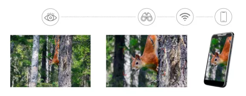 Levenhuk Kelvin Snap ED 8x42 digitális kétszemes fotótávcső