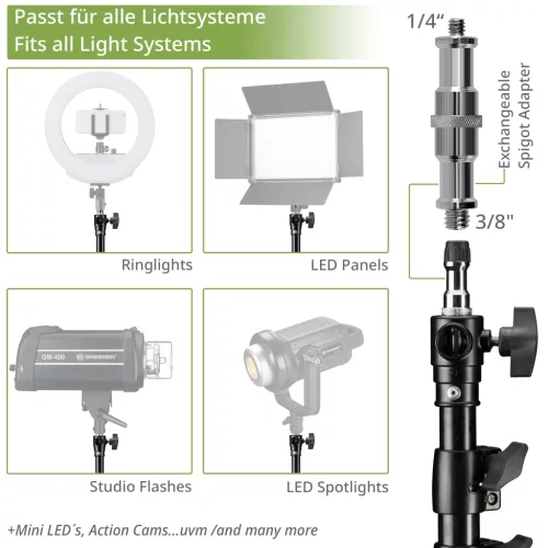 Bresser BR-TP240 PRO-1 kompakt lámpaállvány 240 cm