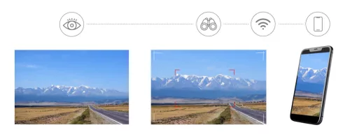 Levenhuk Kelvin Snap 8x25 digitális egyszemes fotótávcső