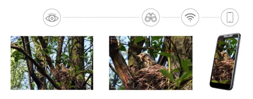 Levenhuk Kelvin Snap 8x25 digitális egyszemes fotótávcső