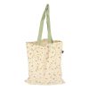 Méhecske mintás pamut bevásárló táska, hosszú füllel