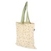 Méhecske mintás pamut bevásárló táska, hosszú füllel