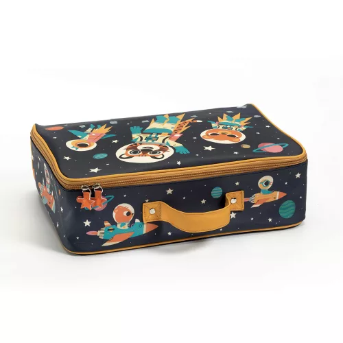Kis textil bőrönd - Űrutazás - Space suitcase