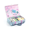 Irodaszeres bőrönd - Marcsi kisbőröndje - Marie stationery case