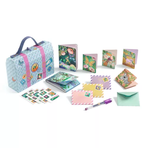 Irodaszeres bőrönd - Marcsi kisbőröndje - Marie stationery case