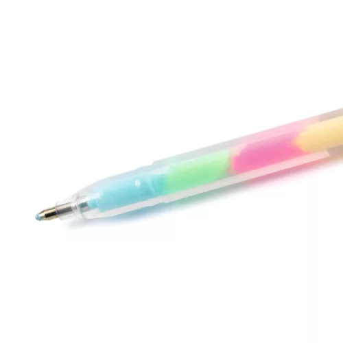 Zselés toll készlet - 6 pasztell színben - 6 pastel gel pens