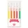 Viaszkréta-toll készlet 5 neon színben - 5 fluorescent wax crayons