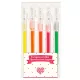 Viaszkréta-toll készlet 5 neon színben - 5 fluorescent wax crayons