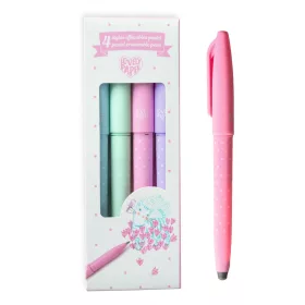   Radírozható tollkészlet - 4 pasztell színű - 4 Pastel erasable pens