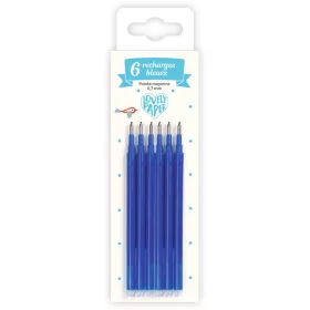   Tollbetét - Kék, 6 db-os - Set of 6 blue refills - medium point