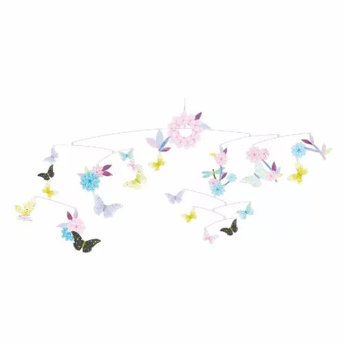 Szélmobil függődísz - Pillangó forgatag - Butterfly twirl