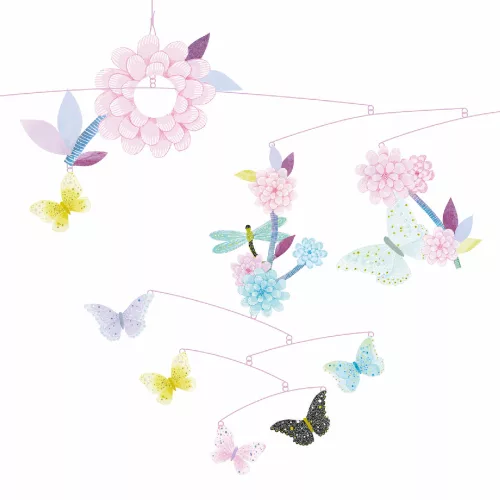 Szélmobil függődísz - Pillangó forgatag - Butterfly twirl