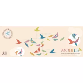   Szélmobil függődísz - Sokszínű Madarak - Mobile Katsumi-Multicolored birds