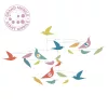 Szélmobil függődísz - Sokszínű Madarak - Mobile Katsumi-Multicolored birds
