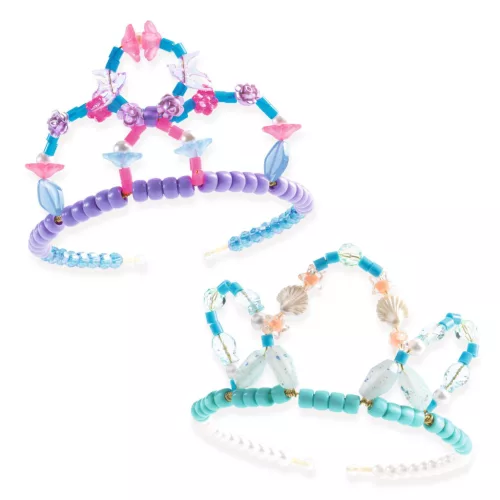 Ékszerkészítő készlet - Páros tiara, kék - Duo of tiaras, Blue