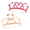 Ékszerkészítő készlet - Páros tiara, pink - Duo of tiaras, Pink