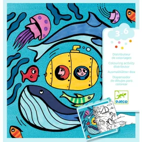   Meglepetés adagoló színező - Óceán - Coloring dispenser, Ocean