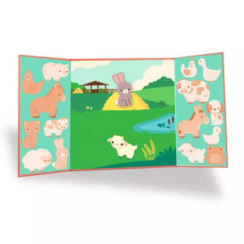 Matricás foglalkoztató - Állatok a tanyán - Farm animals