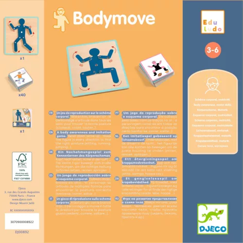 Fejlesztő játék - Mozdulatok - Bodymove
