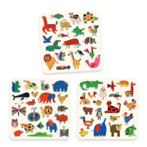 Matricák - Állatkák mindenhol! 60 filcmatrica - Animals everywhere!