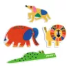 Matricák - Állatkák mindenhol! 60 filcmatrica - Animals everywhere!