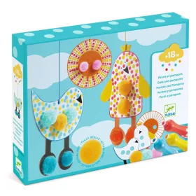   Képszínezés pöttyökkel és pompomokkal - Fenn az égen - Dots and Pompoms – In the Sky