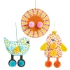 Képszínezés pöttyökkel és pompomokkal - Fenn az égen - Dots and Pompoms – In the Sky