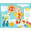 Képszínezés pöttyökkel és pompomokkal - Fenn az égen - Dots and Pompoms – In the Sky