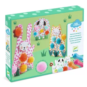   Képszínezés pöttyökkel és pompomokkal - Lenn a fűben - Dots and Pompoms – In the Grass