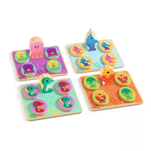 Társasjáték - Tengerben - Ludo Sea - 4 games