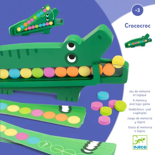 Memóriajáték - Színre szín kroki - Crococroc