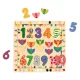 Formaillesztő, formaberakó - 1-től 10-ig kirakó - Puzzle 1 - 10