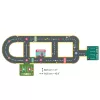 CRAZY MOTORS autópálya - Városi kőrút - City circuit - Giant puzzle - 26 pcs