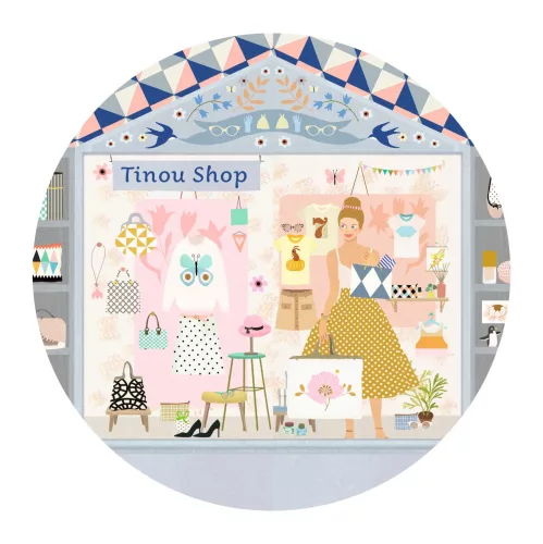 Zenélő ékszerdoboz - Tina boltja - Tinou shop