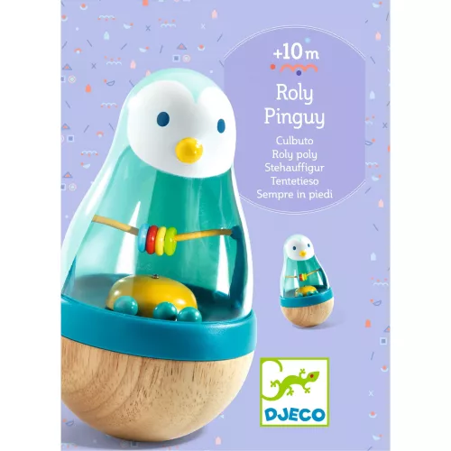 Bébicsörgő - Kelj fel pingvin - Roly Pingui