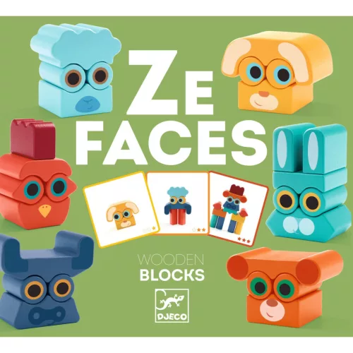 Építőjáték - Arc-balansz - Ze Faces