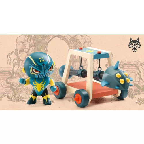 Arty Toys - Lovag - Pókharcos faltörő kossal - Spider attak