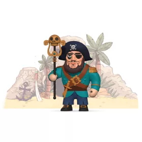 Arty Toys - Kalóz - Kalóz kapitány - Ze Piratous