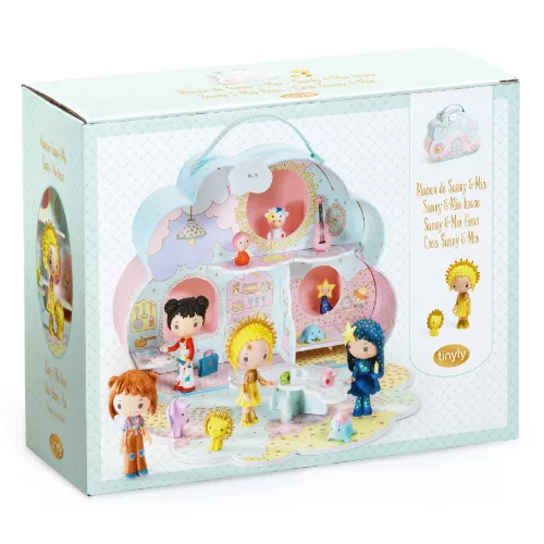 TINYLY álomvilág babaház - Napocska és Mia - Sunny and Mia house