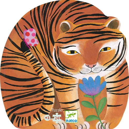Formadobozos puzzle - A tigris sétája - The tiger's walk