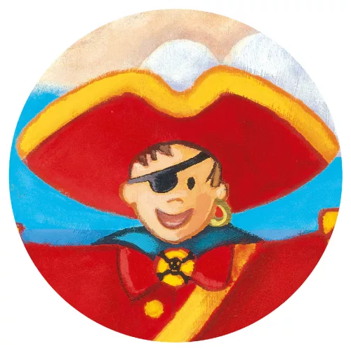 Formadobozos puzzle - Kalózok kincse, 36 db-os - The pirate and his treasure