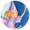 Formadobozos puzzle - Tündér és az egyszarvú, 36 db-os - The fairy and the unicorn